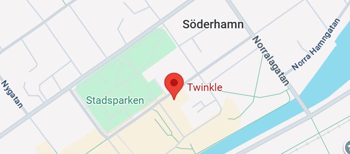 kartbild där twinkle är mappad